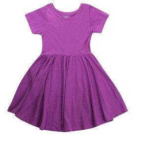 Just Love Girls Twirl Dress Girls Short Sleeve Twirly Skater Dress - 1 of 1