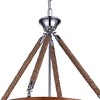 CWI Lighting Parana 5 Light Down Chandelier With Chrome Finish - 4 of 4
