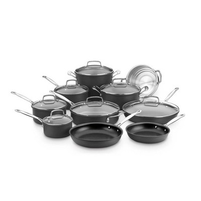 Cuisinart Chef's Classic Nonstick Bakeware 4-Piece Starter Set,Silver/Black