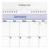 QuickNotes Wall Calendar, 12 x 17, White/Blue/Yellow Sheets, 12-Month (Jan to Dec): 2025 - 2 of 3
