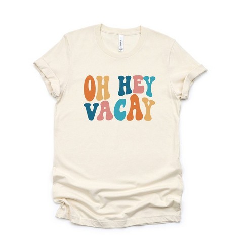 Simply Sage Market Women's Oh Hey Vacay Wavy Short Sleeve Graphic Tee - image 1 of 3