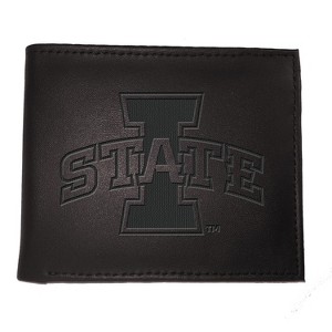 Evergreen NCAA Iowa State Cyclones Black Leather Bifold Wallet Officially Licensed with Gift Box - 1 of 1