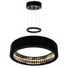 CWI Lighting Rosalina LED Chandelier With Matte Black Finish - 3 of 3