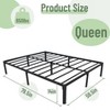 MAYEERTY Bed Frame - Twin Size Metal Platform with Under Bed Storage - 2 of 4