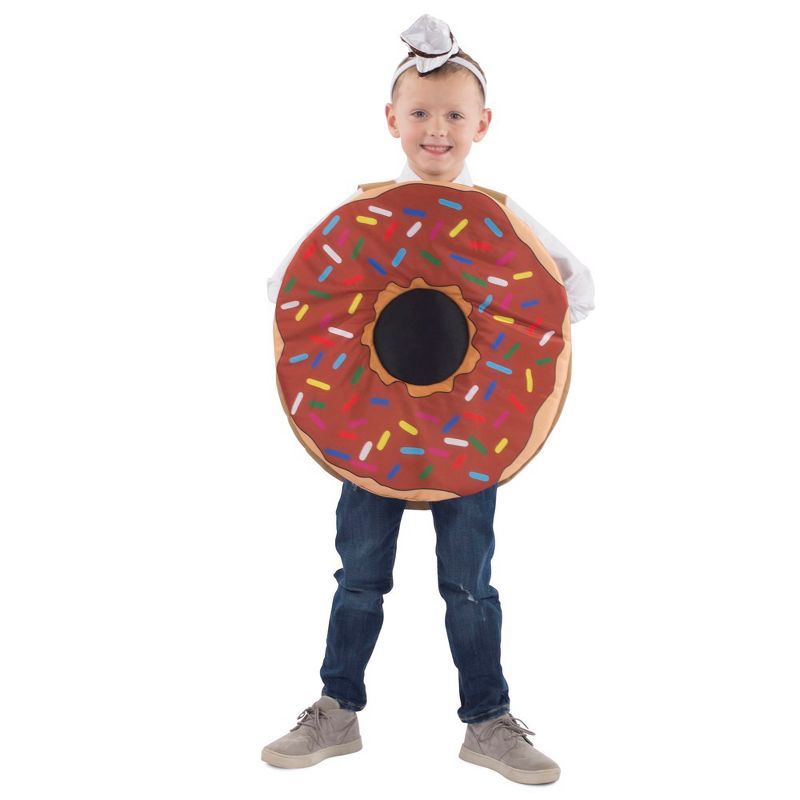 Dress Up America Sprinkle Doughnut Costume - Donut Tunic and Headband for Kids, 1 of 7