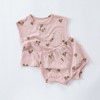 MyKids-USA Summer Baby Kids Unisex Floral/Fruit Printing Sleeveless Crew Neck Vest And Shorts Clothing Sets - 3 of 4
