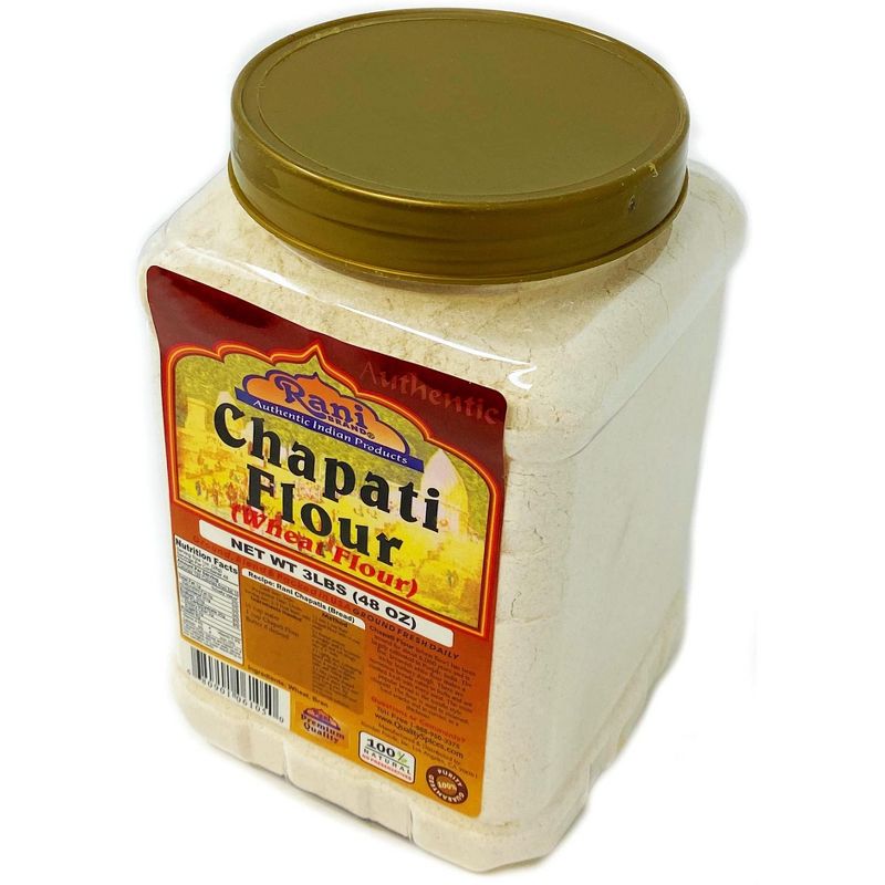 Chapati Flour (Pure Whole Wheat Atta) - 48oz (3lbs) 1.36kg - Rani Brand Authentic Indian Products, 2 of 5