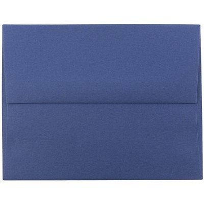 JAM Paper A10 Invitation Envelopes 6 x 9.5 Presidential Blue 563916912