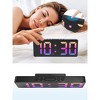 REGALWOVEN Digital Corded Electric Plastic Adjustable Brightness Alarm Clock 6.1"L x 0.9"W x 2.5"H 1 Pc - 3 of 4