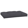 vidaXL Water-Repellent Pallet Cushion - Anthracite, 47.2"x31.5"x4.7", 100% Polyester Fabric, Hollow Fiber Filling for Patio/Indoor Furniture - 4 of 4