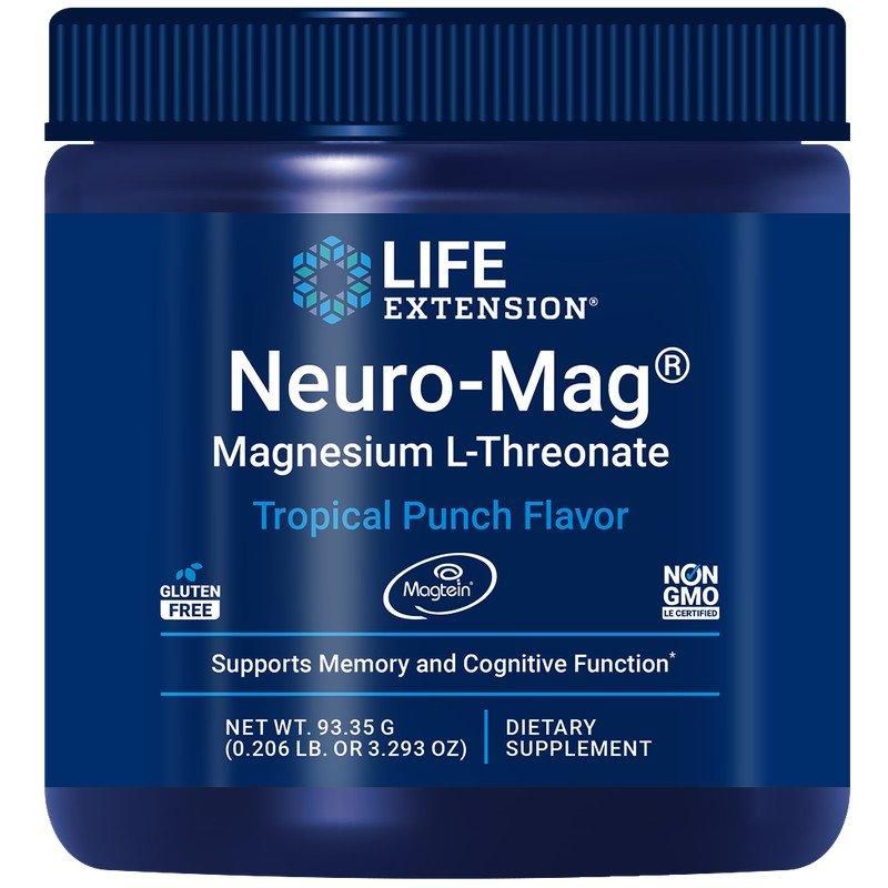 Life Extension Neuro-Mag Magnesium L-Threonate  -  93.35g (0.206 lb or Powder, 1 of 4