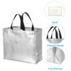 Unique Bargains Reusable Non-Woven Metallic Shiny Finish Gift Goodie Bags 12 Pcs - 4 of 4