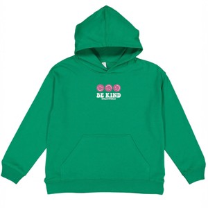 The Juniper Shop SmileyWorld Embroidered Be Kind Turning Smiles Youth Hoodie - 1 of 4