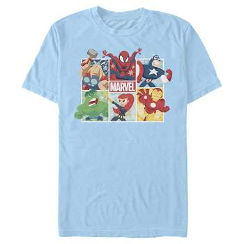 Men's Marvel Winter Holiday Heroes T-Shirt