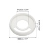Unique Bargains Plastic DIY Notebook Planner Round Book Binding Discs 22 Pcs - 2 of 4