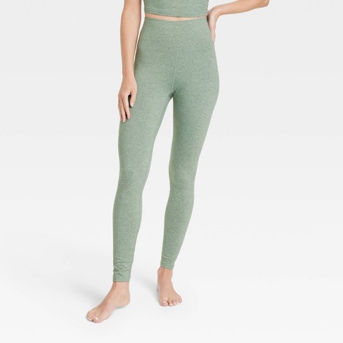 Women's Allover Cozy Leggings 27.5 - All In Motion™ Heathered Green Xs :  Target