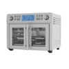 PowerXL SmartSynx 1750W Duplex French Door Toaster Oven and Air Fryer: Stainless Steel Countertop, 25L Capacity - 2 of 4