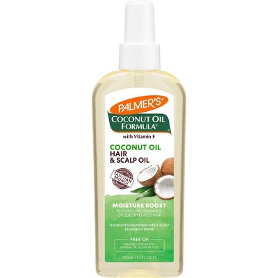 Palmer's Coconut Oil Formula Moisture Boost Hair + Spray Oil - 5.1 Fl Oz :  Target