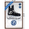 Trends International NHL Tampa Bay Lightning - Drip Skate 21 Framed Wall Poster Prints - 3 of 4