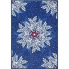 Fulvari Christmas Snowflake Area Rug,Rug Washable Non Slip for Entryway,Mats for Front Door,Bedroom Living Room Laundry Room Indoor - 3 of 4
