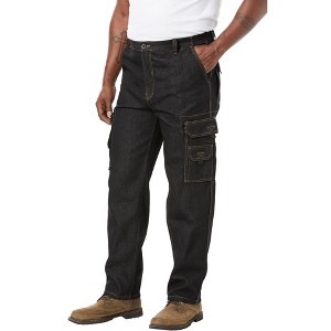 Boulder Creek by KingSize Men's Big & Tall Marine Cargo Pants - 1 of 4