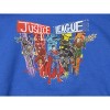 Grunge Justice League DC Comic Book Youth Boys Royal Blue Hoodie - 2 of 2