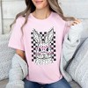 Simply Sage Market Women's Spotted Bunny With Glassess Short Sleeve Graphic Tee - 2 of 3
