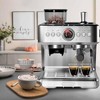 GustoWave Stainless Steel Semi Automatic Espresso Machine with Grinder, Milk Frother & 20 Bar Pump Pressure - 2 of 4