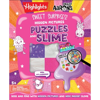 Sweet Surprise Hide Inside! Slime and Hidden Pictures Puzzles - (Hardcover)