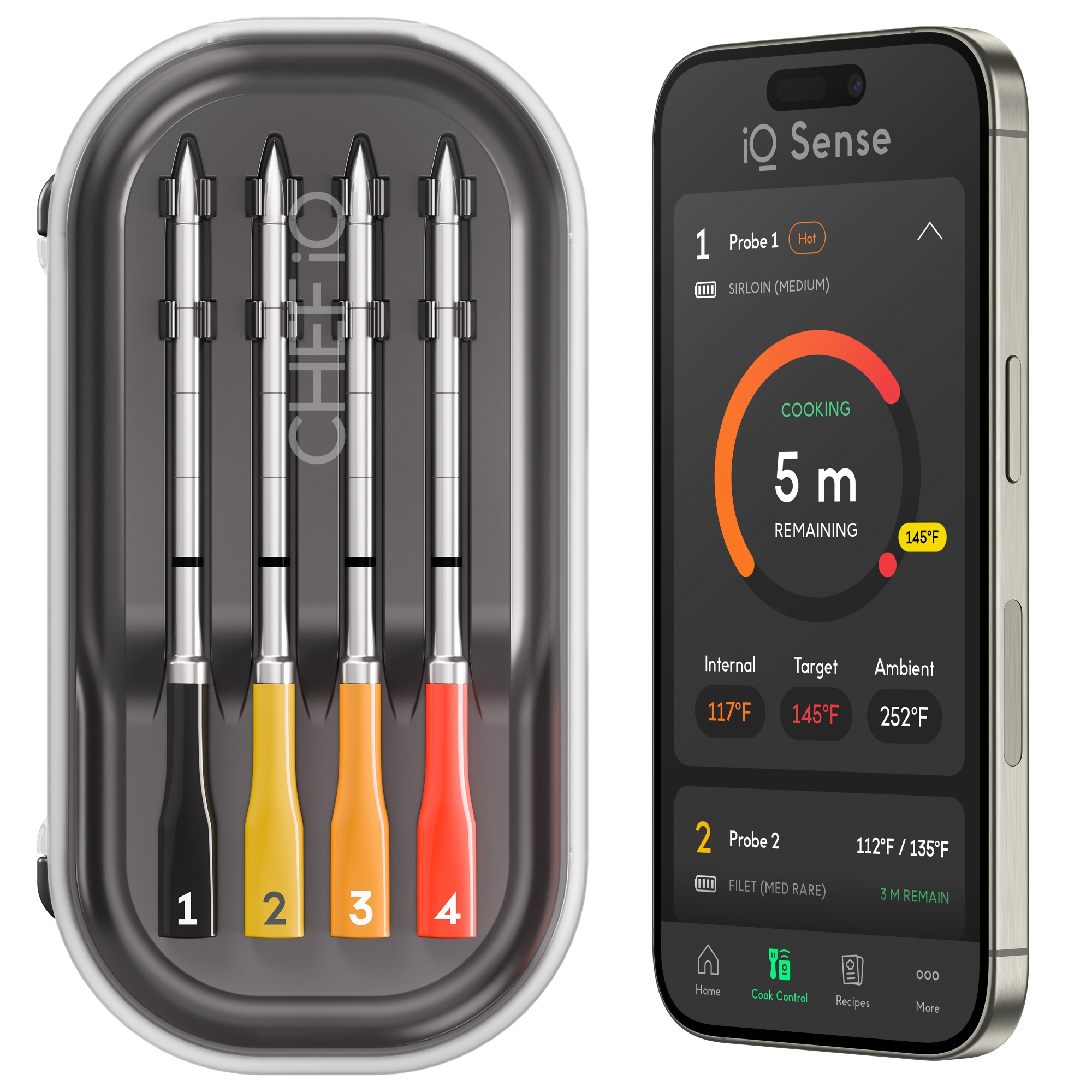 iQ Sense by CHEF iQ Smart Wireless Meat Thermometer