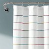 Ombre Stripe Yarn Dyed Cotton Shower Curtain, 72 Wx 72 L, Rainbow - Striped Bathroom Curtain - Farmhouse Coastal - 2 of 4