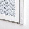 Becky Bailey Shibori Diamonds Metal Framed Art Print - Deny Designs - 4 of 4