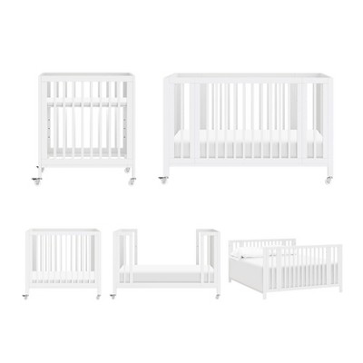 Babyletto Rolli 9-in-1 Convertible All-Stages Crib with Bassinet & Toddler Bed Kits