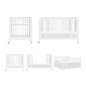 Babyletto Rolli 9-in-1 Convertible All-Stages Crib with Bassinet & Toddler Bed Kits - 1 of 4