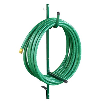 Collections Etc Hose Storage Caddy Green