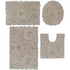 Bell Flower Collection Cotton Floral Pattern Tufted Bath Rug Set Pack of 4 - Home Weavers - 2 of 4
