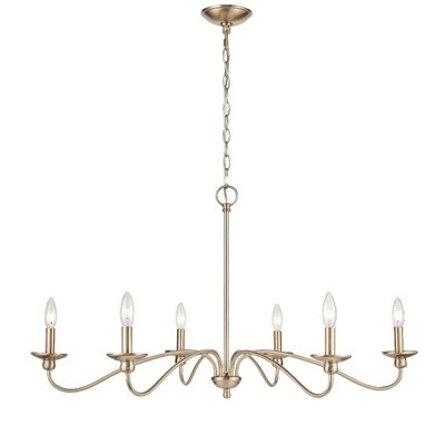 Millennium Lighting Delvona 6 - Light Chandelier in  Modern Gold