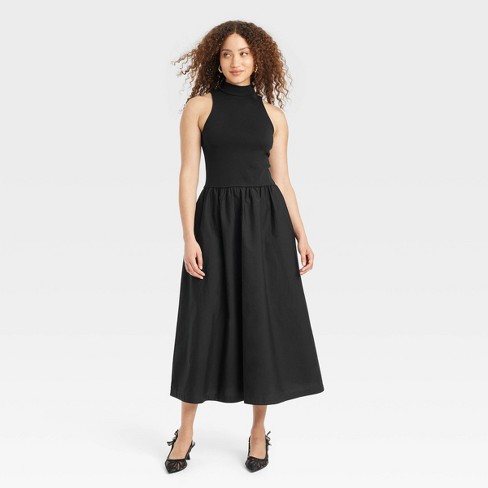 Black maxi dress target online