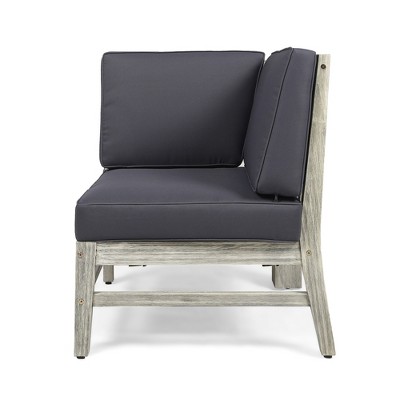 Maggift Patio Modern Accent Chairs, Outdoor Conversation Chairs, with Leisure Used, for Backyard, Garden, Gray, 28"*28"*32.75"
