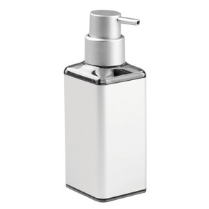 iDESIGN Metro Ultra Rustproof Aluminum Soap Dispenser Pump Square Silver: Hand Wash, Sink Caddy, Kitchen Storage, 3x8x3 - 1 of 4