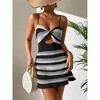 Womens Knit Bathing Suit Swimwear Cover Ups Summer Crochet Hollow Out Beach Dresses - 3 of 4