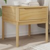 vidaXL Lamp Table Storage Desk Nightstand Living Room Furniture Solid Wood Pine - 2 of 4