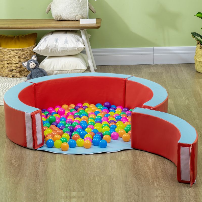 Outsunny Indoor/Outdoor Memory Foam Ball Pit for Toddlers 1-3 Sensory Toy, 5 of 7