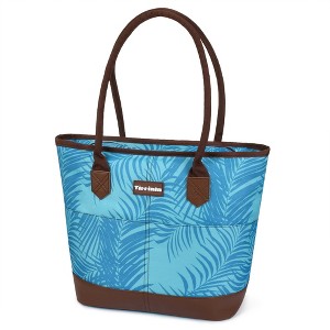 Tirrinia Large Insulated Lunch Tote Bag for Women, Cute Waterproof Leakproof Cooler Bag for Work, Adult Shopping Grocery Bags for Frozen Food - 1 of 4