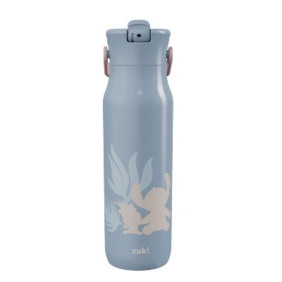 Zak Designs 32oz Stainless Steel Vacuum Insulated Water Bottle with Straw Lid Disney Stitch