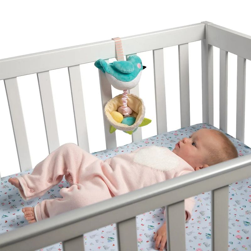 Manhattan Toy Lullaby Bird Pull Musical Crib and Baby Toy, 3 of 6
