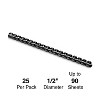 Staples Comb Plastic Binding Spine 1/2"" Diameter 90 Sheets 25/Pack (17459) 223958 - 2 of 4