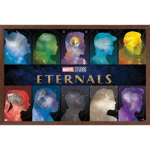 Trends International Marvel Eternals - Side Profile Framed Wall Poster Prints - 1 of 4