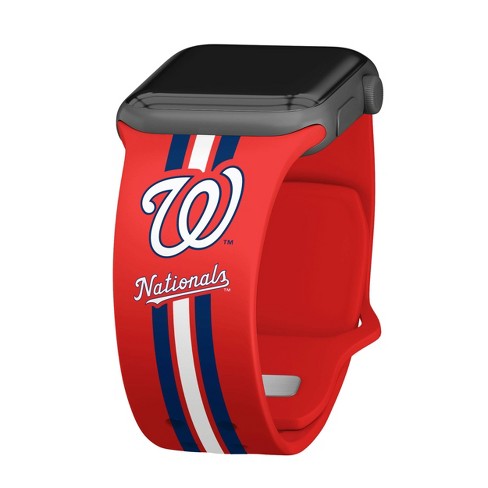 Mlb Washington Nationals Wordmark Hd Apple Watch Band 38 40 41mm