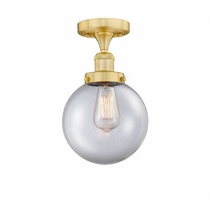 Beacon - 1 Light Semi-Flush Mount In Industrial Style-8.25 Inches Tall and 6.5 Inches Wide - 1 of 1
